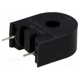 10 pcs : AS105 - Current transformer, AS, R: 43Ω, 1682mH, 40mA, W: 9.53mm, Ø: 5mm