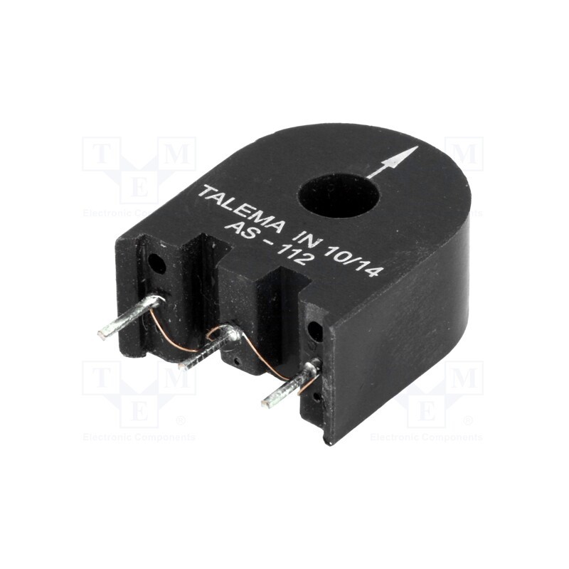 10 pcs : AS112 - Current transformer, AS, R: 2.25Ω, 100mH, 75mA, W: 9.53mm, Ø: 5mm