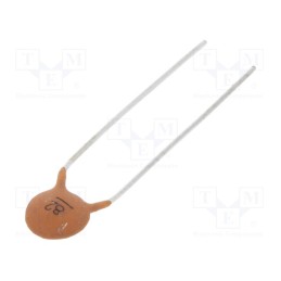 500 pcs : CC-82/100 - Capacitor: ceramic, 82pF, 100V, SL, ±10%, THT, 5mm