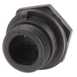 1 pcs - Bulgin Circular Connector, 10 Contacts, Front Mount, Miniature Connector, Plug, Male, IP68, Buccaneer 400 Series