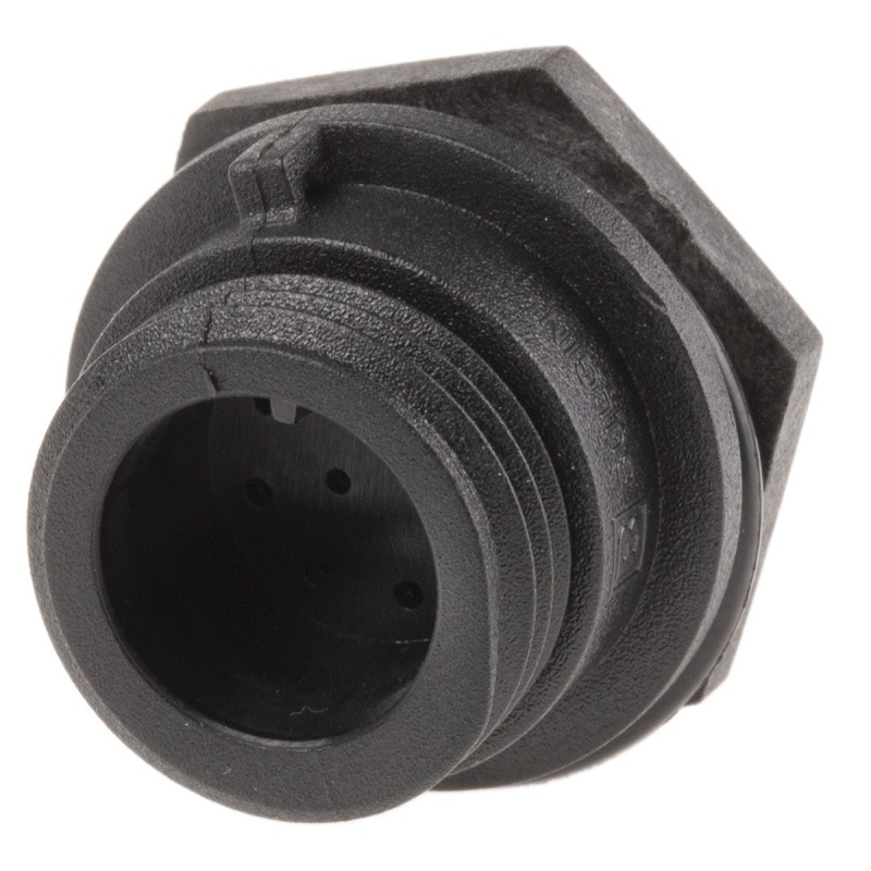 1 pcs - Bulgin Circular Connector, 10 Contacts, Front Mount, Miniature Connector, Plug, Male, IP68, Buccaneer 400 Series