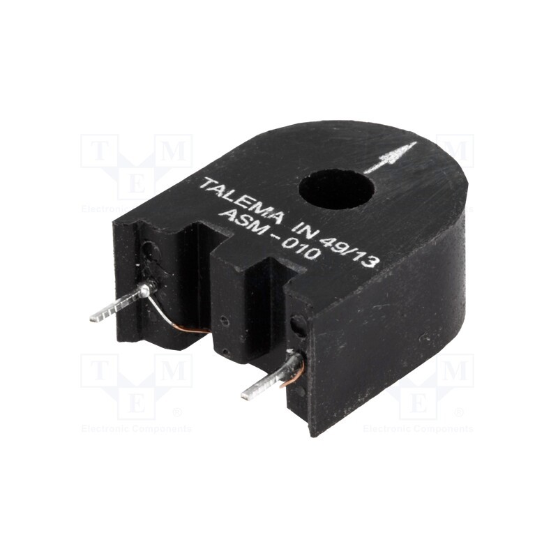 10 pcs : ASM-010 - Current transformer, ASM, I AC: 1÷10A, 50Ω, ±10%, -40÷120°C