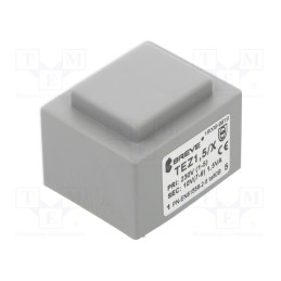 10 pcs : TEZ1.5/X230/10V - Transformer: encapsulated, 1.5VA, 230VAC, 10V, 150mA, PCB, IP00