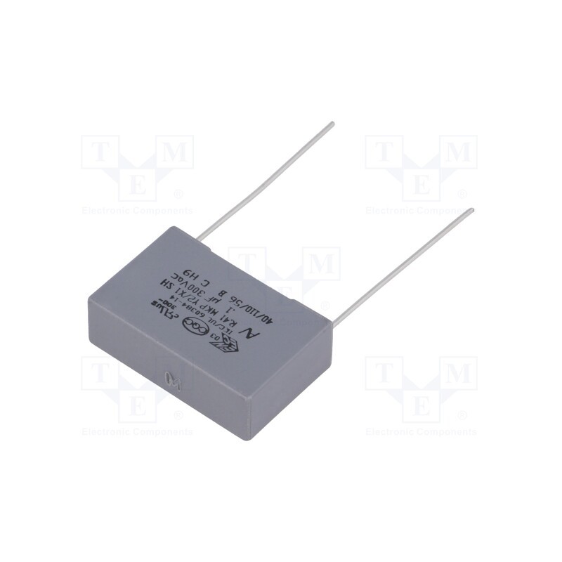20 pcs : R413N310040M1M - Capacitor: polypropylene, 100nF, 26.5x8.5x17mm, THT, ±20%, 22.5mm