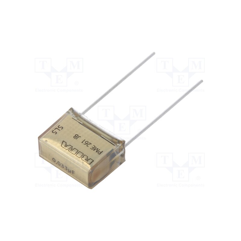 10 pcs : PME261JB5330KR30 - Capacitor: paper, 33nF, 500VAC, 15.2mm, ±10%, THT, PME261, 1000VDC