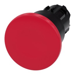 1 pcs - Siemens SIRIUS ACT Series Red Latching Push Button Head, 22mm Cutout, IP66, IP67, IP69K
