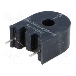 10 pcs : AX-1000 - Current transformer, AX, Iin: 10A, 100Ω, -40÷120°C, Trans: 1000: 1