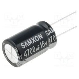 10 pcs : EGT478M1CK25RRSHP - Capacitor: electrolytic, low ESR, THT, 4700uF, 16VDC, Ø16x25mm
