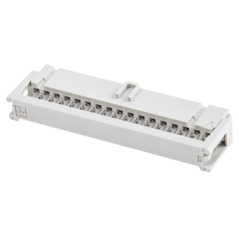 50 pcs - Harting 34-Way IDC Connector Socket for Cable Mount, 2-Row