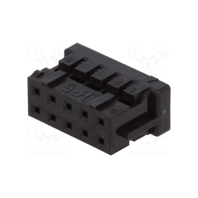 20 pcs : DF11-10DS-2C - Plug, wire-wire/PCB, female, DF11, 2mm, PIN: 10, w/o contacts