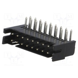 10 pcs : DF11-18DP-2DS(24) - Socket, PCB-cable/PCB, male, DF11, 2mm, PIN: 18, THT, on PCBs, tinned