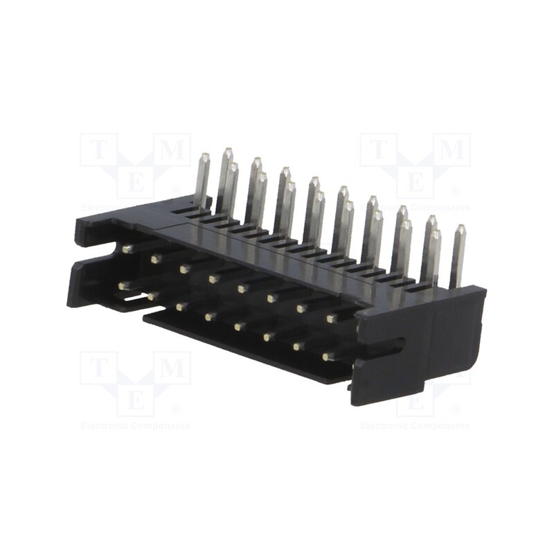 10 pcs : DF11-18DP-2DS(24) - Socket, PCB-cable/PCB, male, DF11, 2mm, PIN: 18, THT, on PCBs, tinned