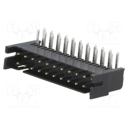 10 pcs : DF11-22DP-2DS(24) - Socket, PCB-cable/PCB, male, DF11, 2mm, PIN: 22, THT, on PCBs, tinned