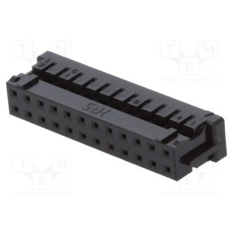 50 pcs : DF11-24DS-2C - Plug, wire-wire/PCB, female, DF11, 2mm, PIN: 24, w/o contacts