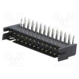 10 pcs : DF11-26DP-2DS(24) - Socket, PCB-cable/PCB, male, DF11, 2mm, PIN: 26, THT, on PCBs, tinned