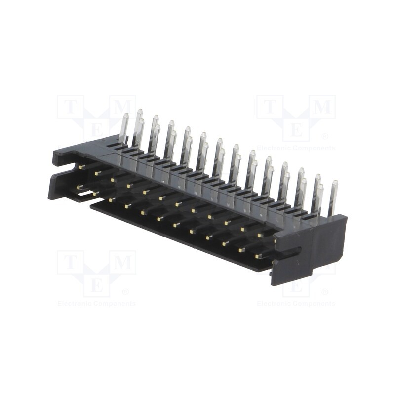 10 pcs : DF11-26DP-2DS(24) - Socket, PCB-cable/PCB, male, DF11, 2mm, PIN: 26, THT, on PCBs, tinned