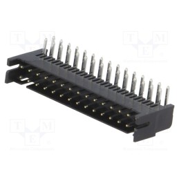 10 pcs : DF11-30DP-2DS(24) - Socket, PCB-cable/PCB, male, DF11, 2mm, PIN: 30, THT, on PCBs, tinned