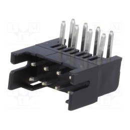 10 pcs : DF11-8DP-2DS(24) - Socket, PCB-cable/PCB, male, DF11, 2mm, PIN: 8, THT, on PCBs, tinned
