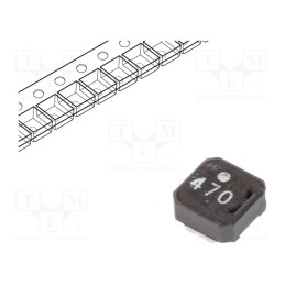 10 pcs : VLCF4020T-470MR39 - Inductor: ferrite, SMD, 47uH, 0.56A, 849mΩ, ±20%, VLCF