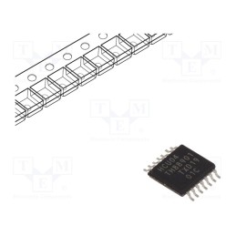 10 pcs : 74HCU04PW,118 - IC: digital, NOT, Ch: 6, CMOS, SMD, TSSOP14, 2÷6VDC, -40÷125°C, HCU