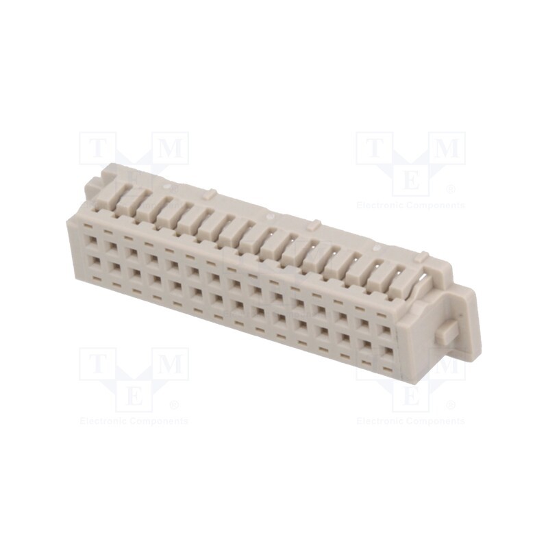 10 pcs : DF13-30DS-1.25C(10) - Plug, wire-board, female, DF13, 1.25mm, PIN: 30, w/o contacts