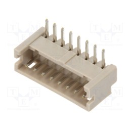 10 pcs : DF13-8P-1.25DS(20) - Socket, wire-board, male, DF13, 1.25mm, PIN: 8, THT, on PCBs, tinned