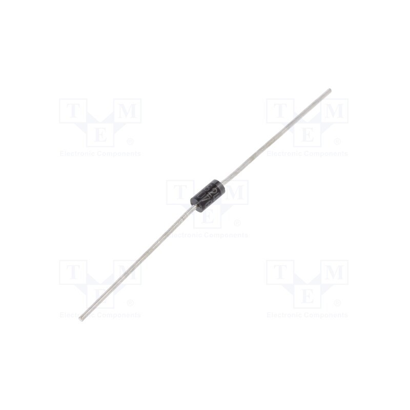 10 pcs : 1N4007G-T - Diode: rectifying, THT, 1kV, 1A, , Ifsm: 30A, DO41, Ufmax: 1V