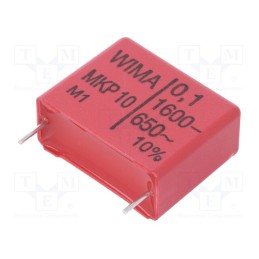 10 pcs : MKP1T031005I00KSSD - Capacitor: polypropylene, 100nF, 26.5x11x21mm, THT, ±10%, 22.5mm
