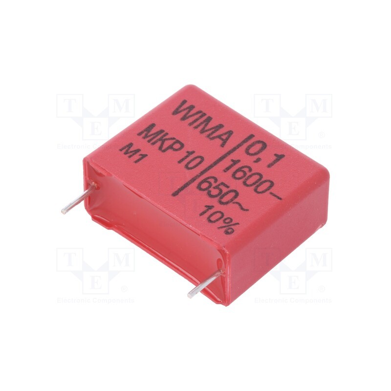 10 pcs : MKP1T031005I00KSSD - Capacitor: polypropylene, 100nF, 26.5x11x21mm, THT, ±10%, 22.5mm