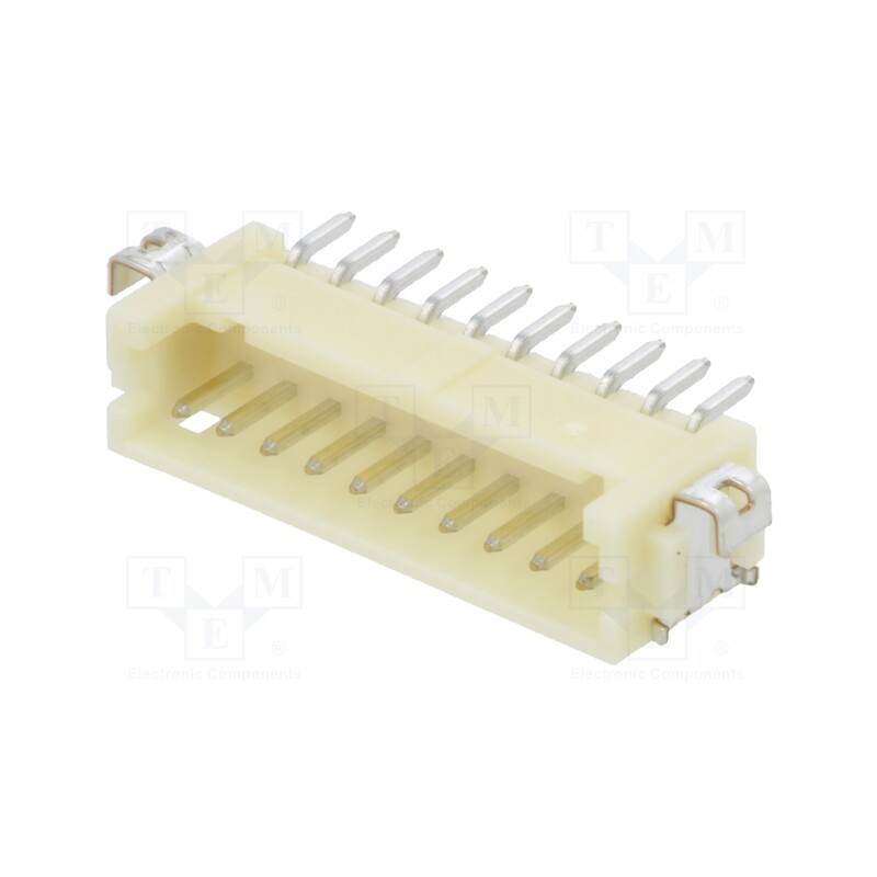 20 pcs : DF13A-10P-1.25H(75) - Socket, wire-board, male, DF13, 1.25mm, PIN: 10, SMT, on PCBs, tinned