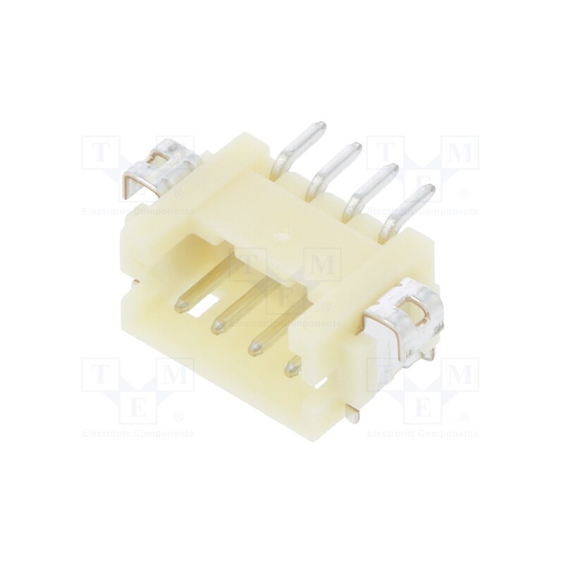20 pcs : DF13A-4P-1.25H(75) - Socket, wire-board, male, DF13, 1.25mm, PIN: 4, SMT, on PCBs, tinned