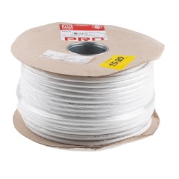 1 Reel of 100 M - RS PRO 3 Core Power Cable, 2.5 mm², 100m, White PVC Sheath, 3183Y, 25 A, 300 V, 500 V