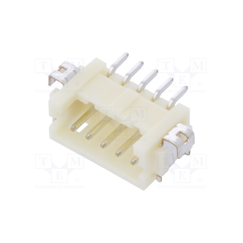 20 pcs : DF13A-5P-1.25H(75) - Socket, wire-board, male, DF13, 1.25mm, PIN: 5, SMT, on PCBs, tinned