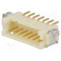 10 pcs : DF13A-7P-1.25H(76) - Socket, wire-board, male, DF13, 1.25mm, PIN: 7, SMT, on PCBs