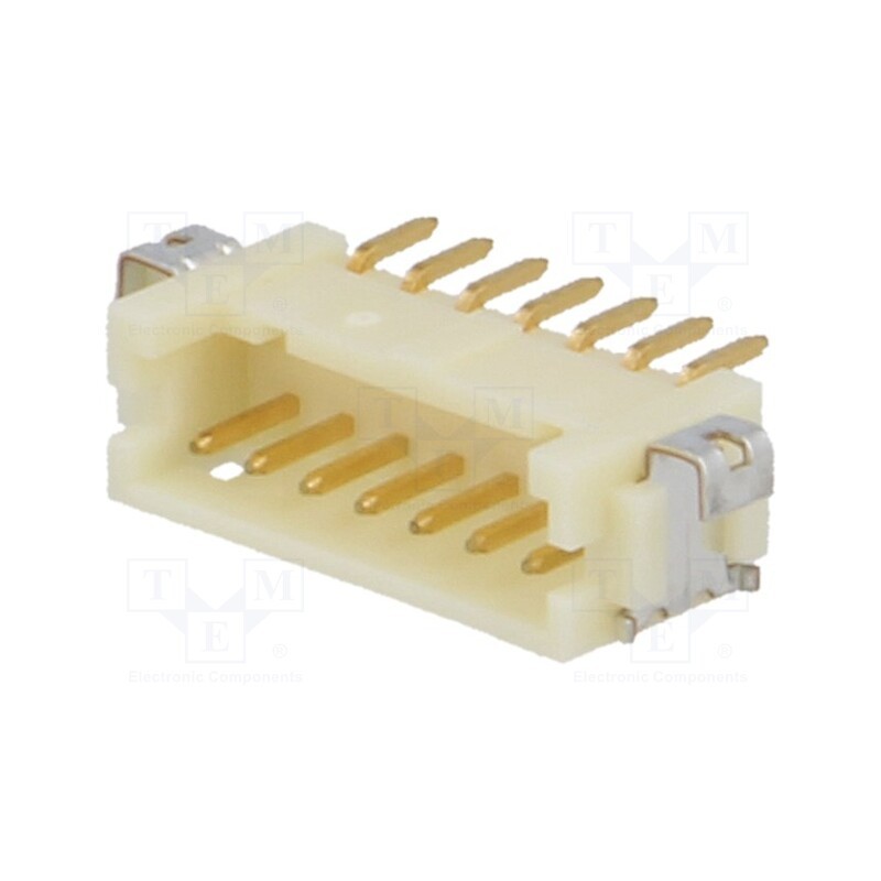 10 pcs : DF13A-7P-1.25H(76) - Socket, wire-board, male, DF13, 1.25mm, PIN: 7, SMT, on PCBs