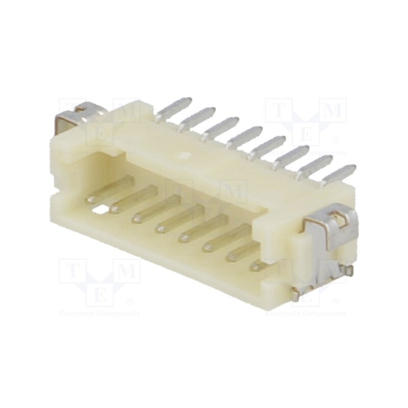 20 pcs : DF13A-8P-1.25H(75) - Socket, wire-board, male, DF13, 1.25mm, PIN: 8, SMT, on PCBs, tinned