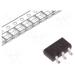 10 pcs : 74LVC2G04GV,125 - IC: digital, NOT, Ch: 2, CMOS,TTL, SMD, SC74, Mini Logic, 1.65÷5.5VDC