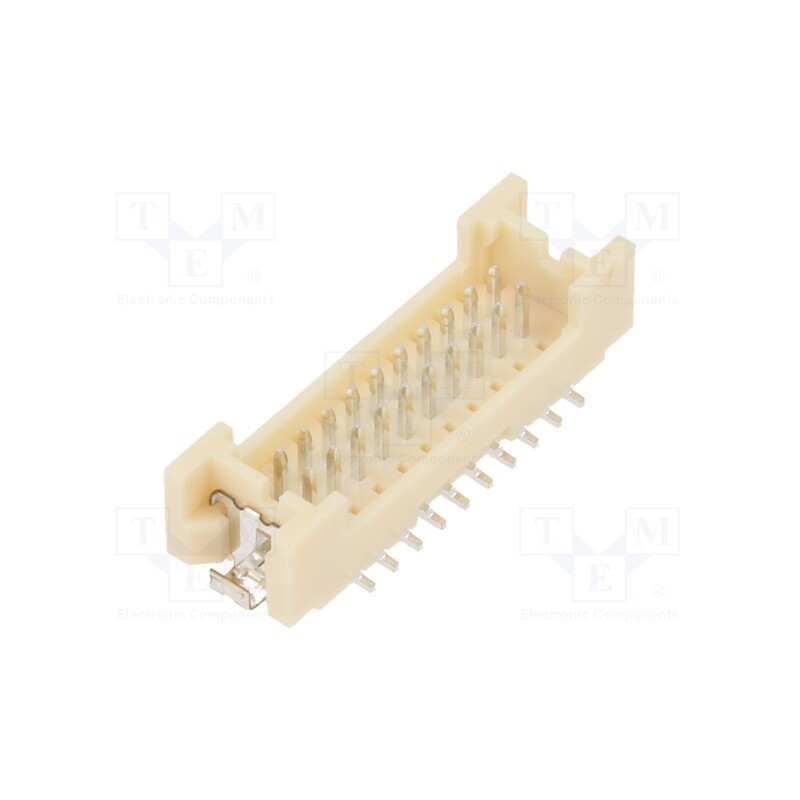 20 pcs : DF13EA-20DP-1.25V(35) - Socket, wire-board, male, DF13, 1.25mm, PIN: 20, SMT, on PCBs