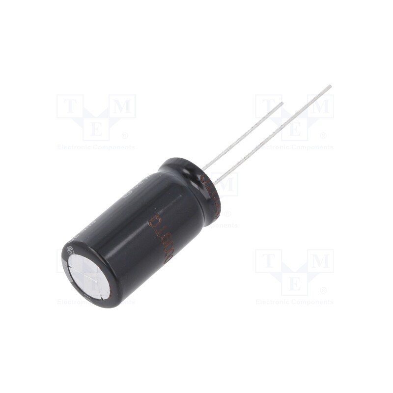 10 pcs : ECA1HHG102 - Capacitor: electrolytic, THT, 1000uF, 50VDC, Ø12.5x25mm, Pitch: 5mm