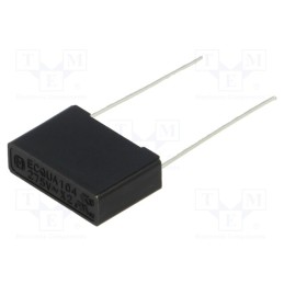 10 pcs : ECQUAAF104M - Capacitor: polypropylene, ECQUA, 0.1uF, 17.5x12x5mm, THT, ±20%