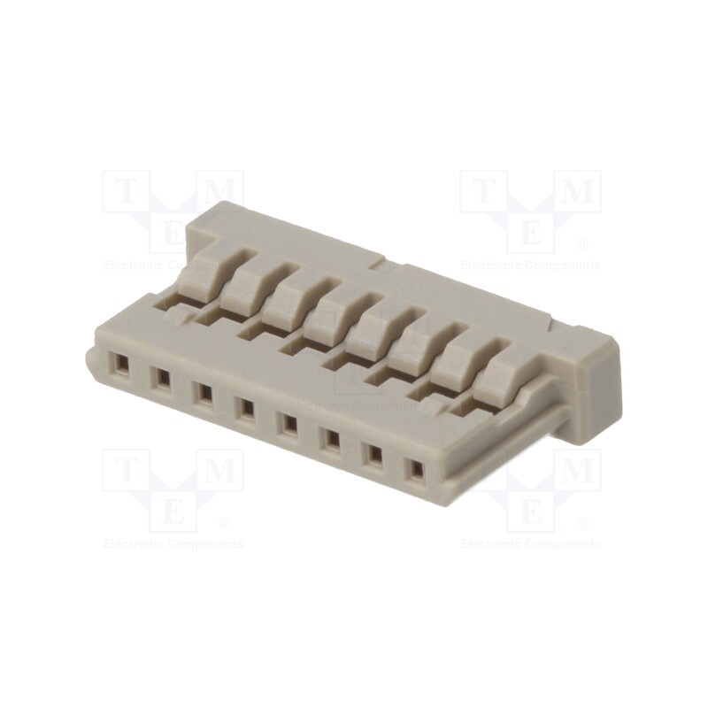 50 pcs : DF14-8S-1.25C(10) - Plug, wire-board, female, DF14, 1.25mm, PIN: 8, w/o contacts