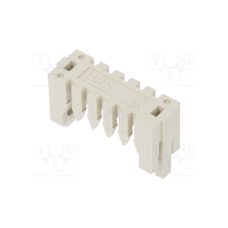 50 pcs : DF1-5A1.05 - DF1, 2.5mm, PIN: 5, Layout: 1x5, Accessories: cable clamp