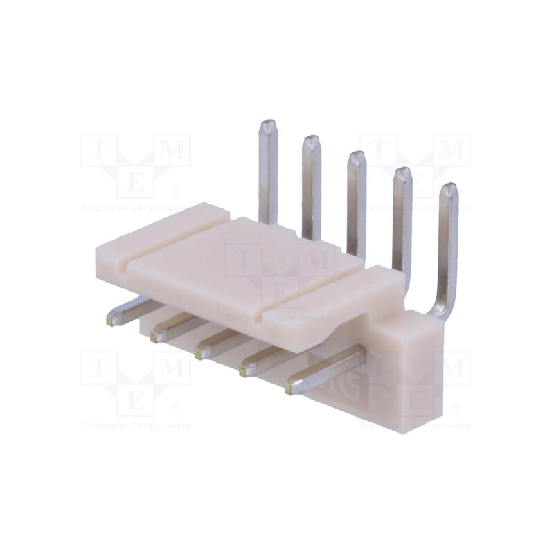 20 pcs : DF1-5P-2.5DS(05) - Socket, wire-board, male, DF1, 2.5mm, PIN: 5, THT, on PCBs, 250V, 3A