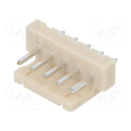 20 pcs : DF1-5P-2.5DSA(05) - Socket, wire-board, male, DF1, 2.5mm, PIN: 5, THT, on PCBs, 250V, 3A