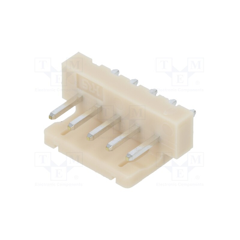 20 pcs : DF1-5P-2.5DSA(05) - Socket, wire-board, male, DF1, 2.5mm, PIN: 5, THT, on PCBs, 250V, 3A