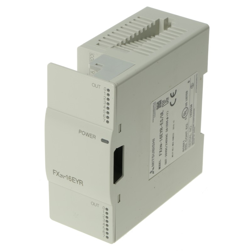 1 pcs - Mitsubishi FX2N Series Series PLC I/O Module for Use with FX2N Series, Relay