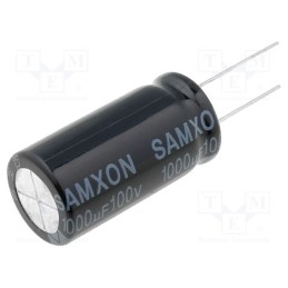 10 pcs : ESK108M2AL40RRS0P - Capacitor: electrolytic, THT, 1mF, 100VDC, Ø18x40mm, ±20%
