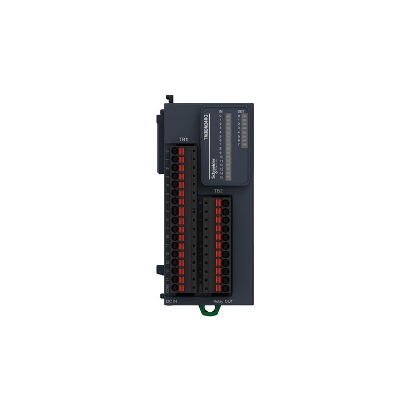 1 pcs - Schneider Electric TM3 Series PLC I/O Module for Use with Modicon M221, Modicon M241, Modicon M251, Relay