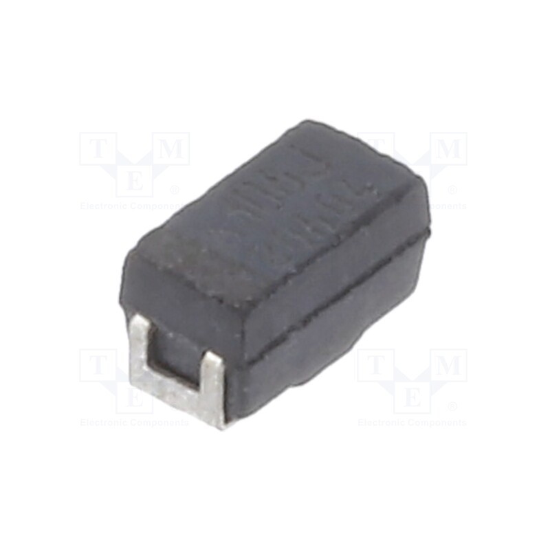 50 pcs : TCJA106M006R0300 - Capacitor: tantalum-polymer, low ESR, 10uF, 6.3VDC, A, 1206, TCJ