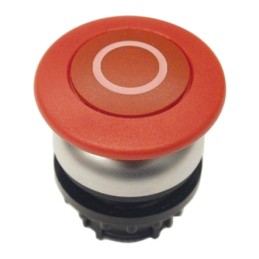 1 pcs - Eaton RMQ Titan M22 Series Red Momentary Push Button, 22mm Cutout, IP67